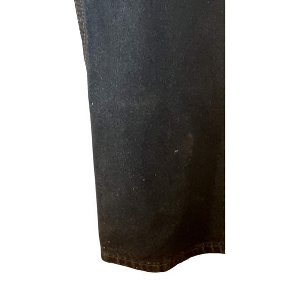 Rocawear Denim Jeans Mens 36x30 Dark Blue Straight Fit Speckled Leg 5 Pocket - Picture 9 of 10